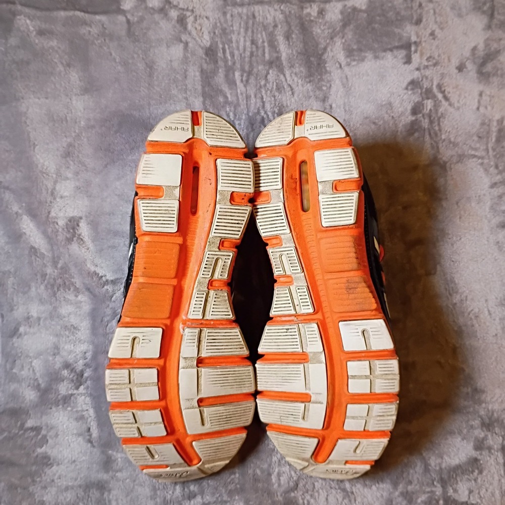 ASICS Gel-Blur33 Mens Running Shoes T2H3N Black Orange White Size 9 Sneakers Y2K - Picture 4 of 10